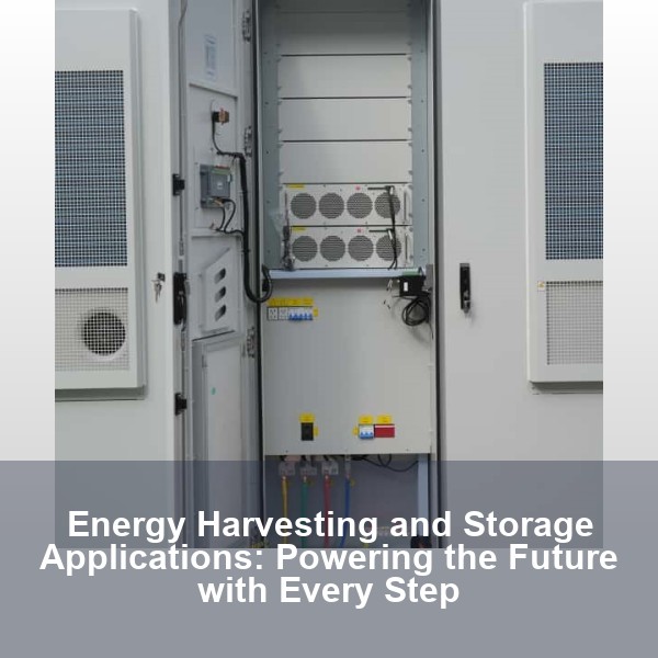 Energy Harvesting and Storage Applications: Powering the Future with Every Step