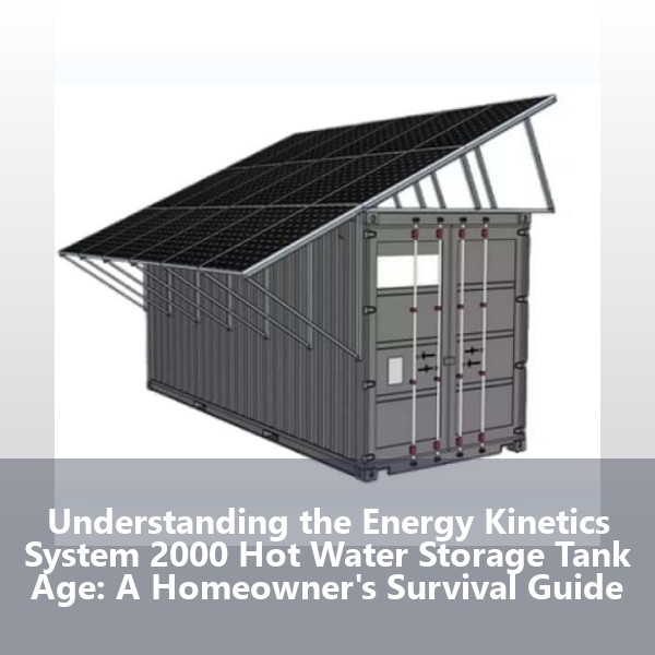 Understanding the Energy Kinetics System 2000 Hot Water Storage Tank Age: A Homeowner's Survival Guide