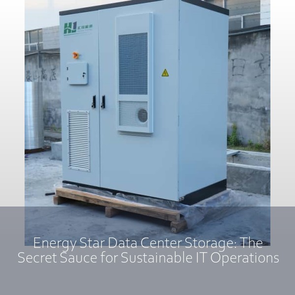 Energy Star Data Center Storage: The Secret Sauce for Sustainable IT Operations