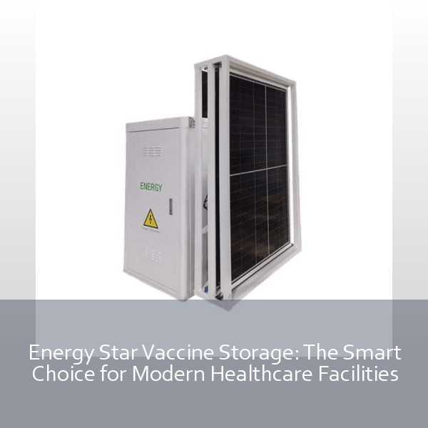 Energy Star Vaccine Storage: The Smart Choice for Modern Healthcare Facilities