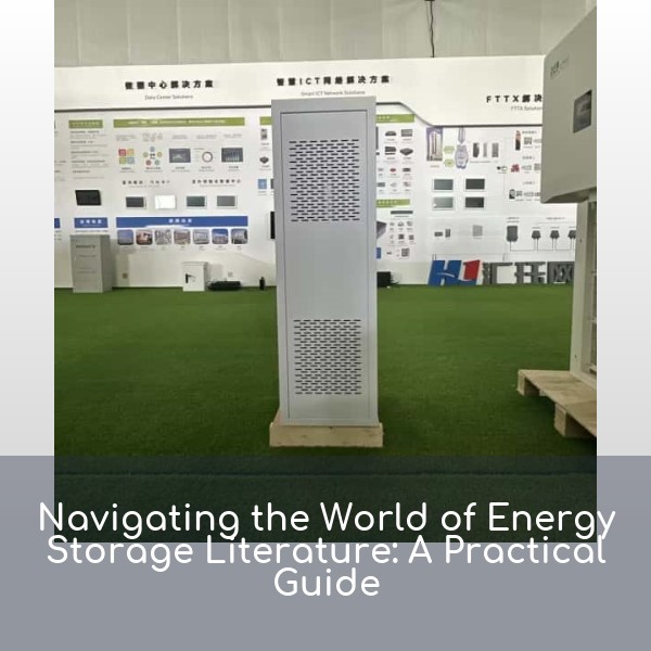 Navigating the World of Energy Storage Literature: A Practical Guide