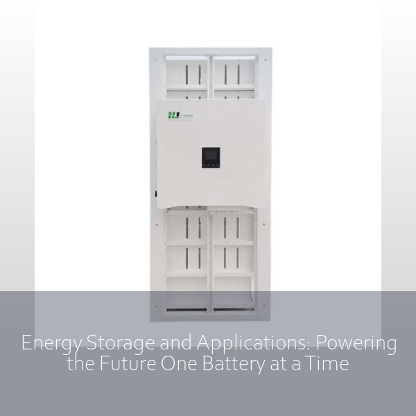 Energy Storage and Applications: Powering the Future One Battery at a Time