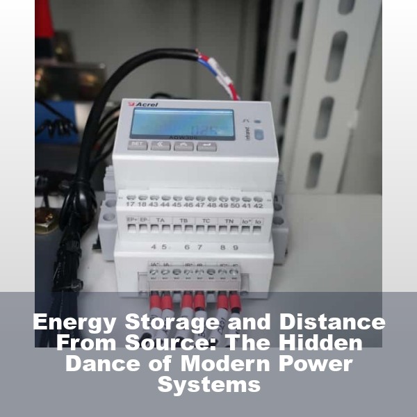 Energy Storage and Distance From Source: The Hidden Dance of Modern Power Systems