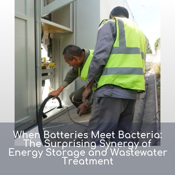 When Batteries Meet Bacteria: The Surprising Synergy of Energy Storage and Wastewater Treatment