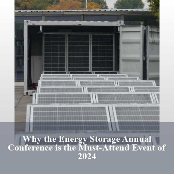 Why the Energy Storage Annual Conference is the Must-Attend Event of 2024