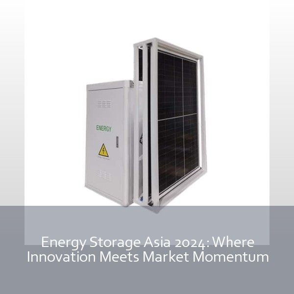 Energy Storage Asia 2024: Where Innovation Meets Market Momentum