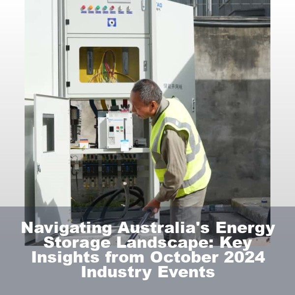 Navigating Australia's Energy Storage Landscape: Key Insights from October 2024 Industry Events