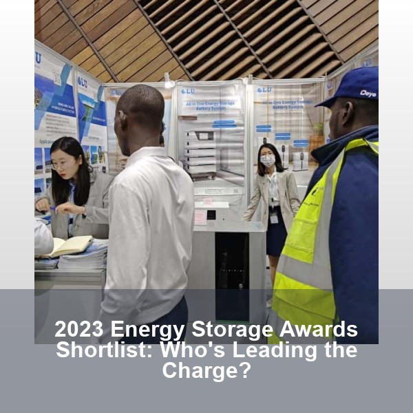2023 Energy Storage Awards Shortlist: Who's Leading the Charge?