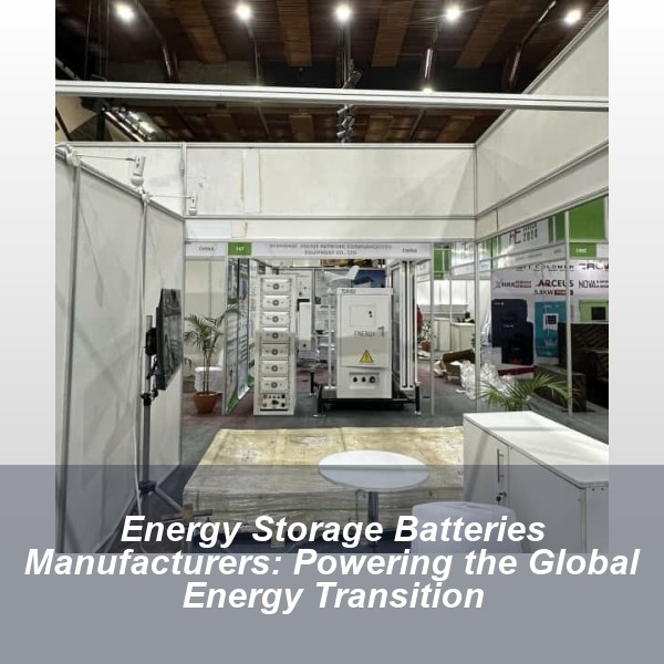 Energy Storage Batteries Manufacturers: Powering the Global Energy Transition