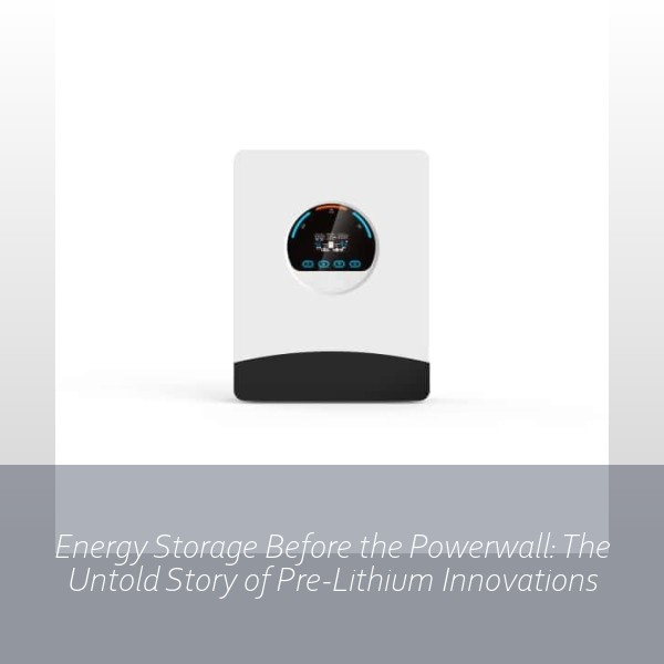 Energy Storage Before the Powerwall: The Untold Story of Pre-Lithium Innovations