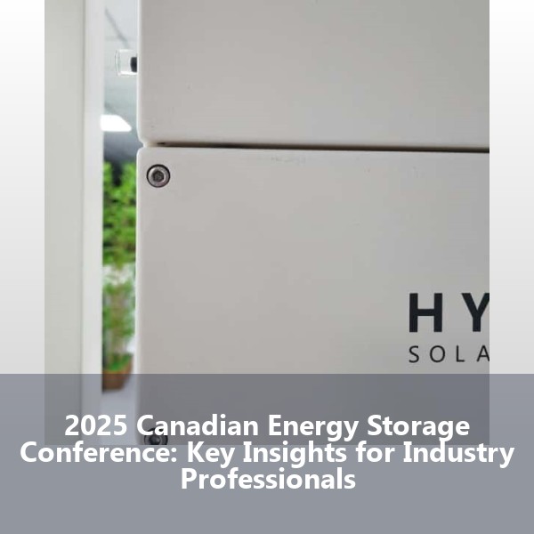 2025 Canadian Energy Storage Conference: Key Insights for Industry Professionals