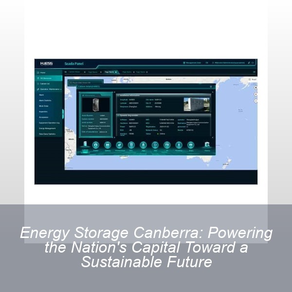 Energy Storage Canberra: Powering the Nation's Capital Toward a Sustainable Future