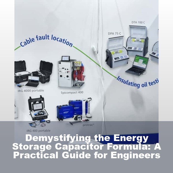 Demystifying the Energy Storage Capacitor Formula: A Practical Guide for Engineers