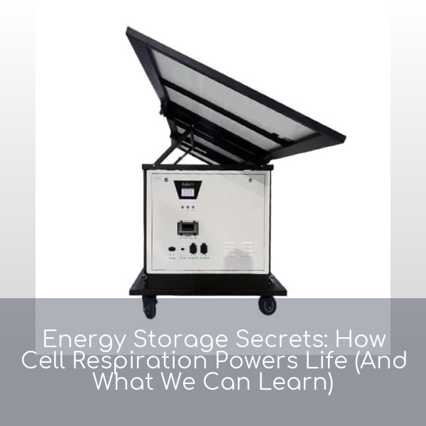 Energy Storage Secrets: How Cell Respiration Powers Life (And What We Can Learn)