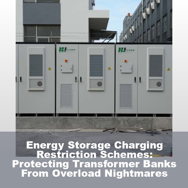 Energy Storage Charging Restriction Schemes: Protecting Transformer Banks From Overload Nightmares