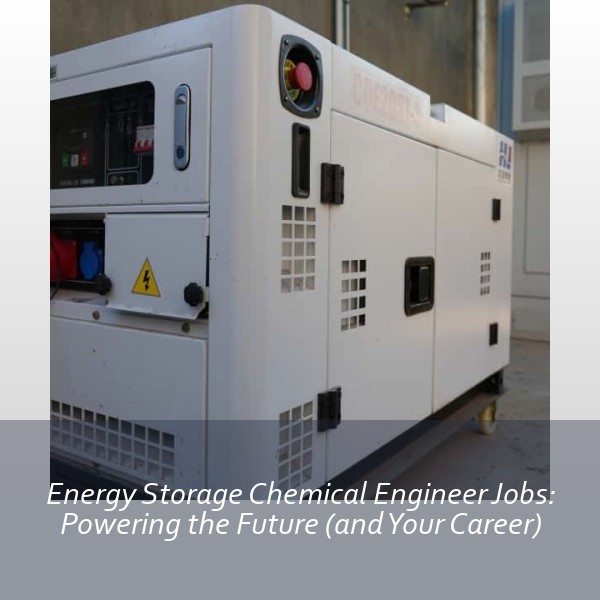 Energy Storage Chemical Engineer Jobs: Powering the Future (and Your Career)