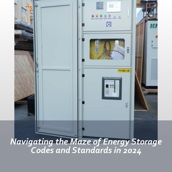 Navigating the Maze of Energy Storage Codes and Standards in 2024