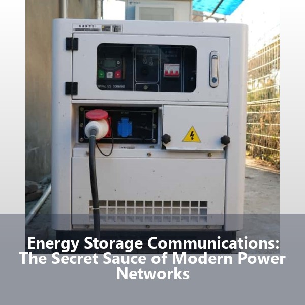 Energy Storage Communications: The Secret Sauce of Modern Power Networks