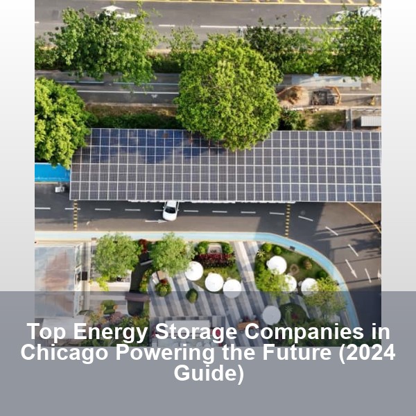 Top Energy Storage Companies in Chicago Powering the Future (2024 Guide)