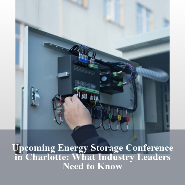 Upcoming Energy Storage Conference in Charlotte: What Industry Leaders Need to Know