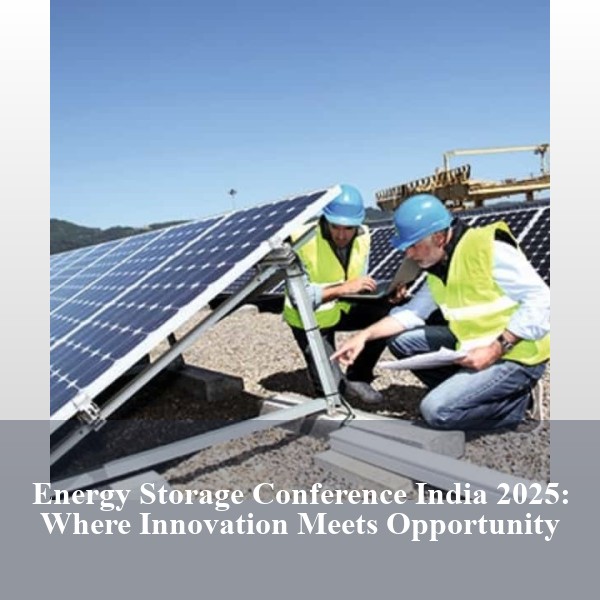 Energy Storage Conference India 2025: Where Innovation Meets Opportunity