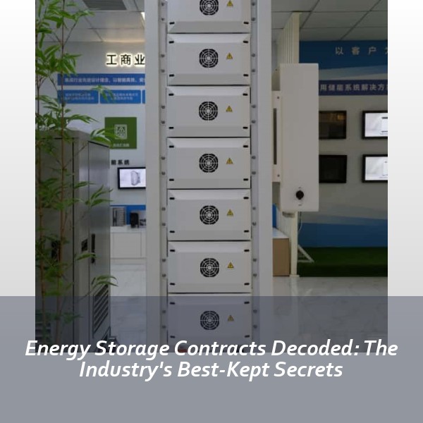 Energy Storage Contracts Decoded: The Industry's Best-Kept Secrets