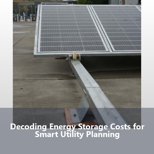 Decoding Energy Storage Costs for Smart Utility Planning