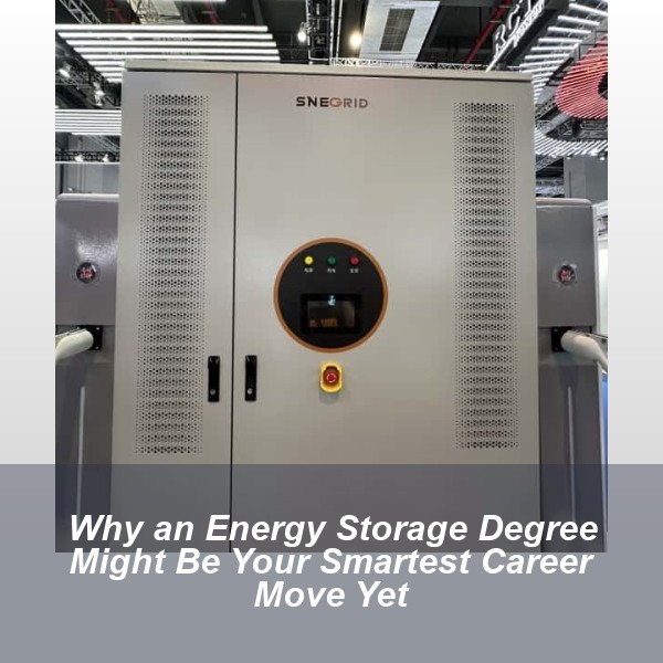 Why an Energy Storage Degree Might Be Your Smartest Career Move Yet