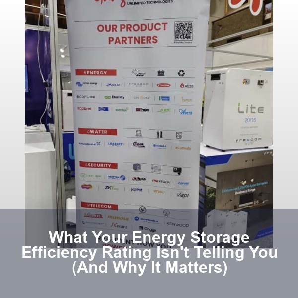 What Your Energy Storage Efficiency Rating Isn't Telling You (And Why It Matters)