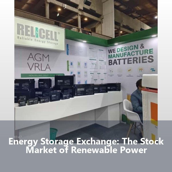 Energy Storage Exchange: The Stock Market of Renewable Power
