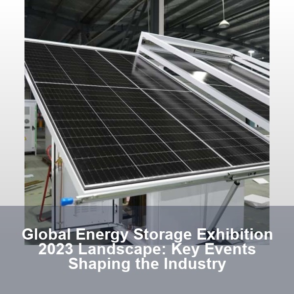Global Energy Storage Exhibition 2023 Landscape: Key Events Shaping the Industry