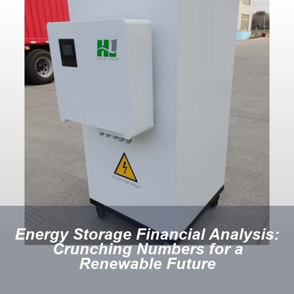 Energy Storage Financial Analysis: Crunching Numbers for a Renewable Future