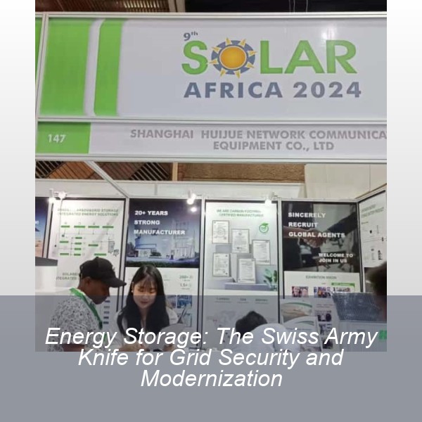 Energy Storage: The Swiss Army Knife for Grid Security and Modernization