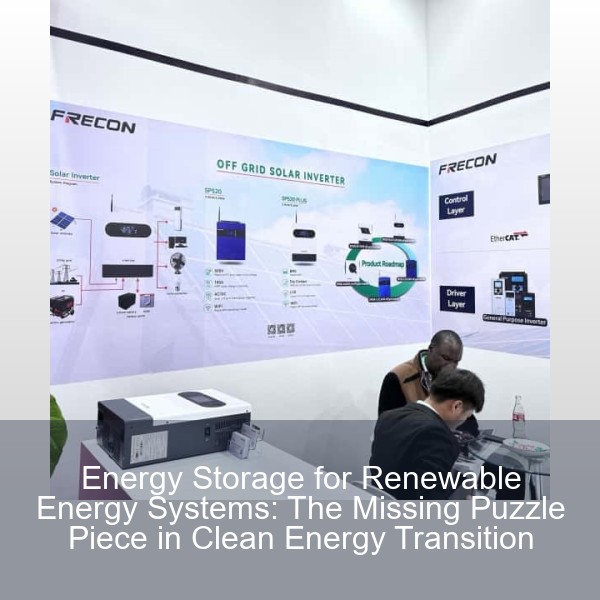 Energy Storage for Renewable Energy Systems: The Missing Puzzle Piece in Clean Energy Transition