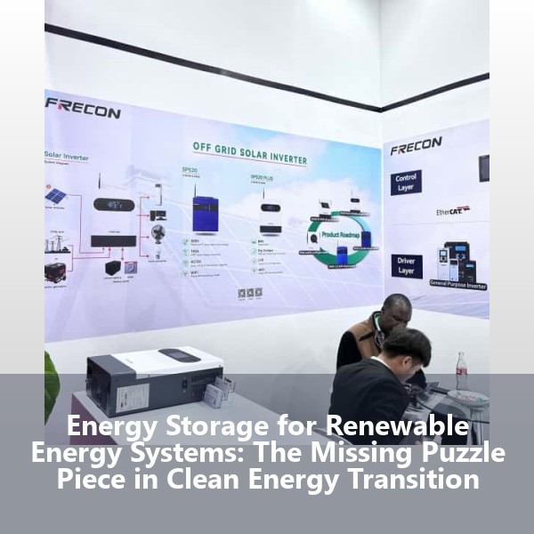 Energy Storage for Renewable Energy Systems: The Missing Puzzle Piece in Clean Energy Transition