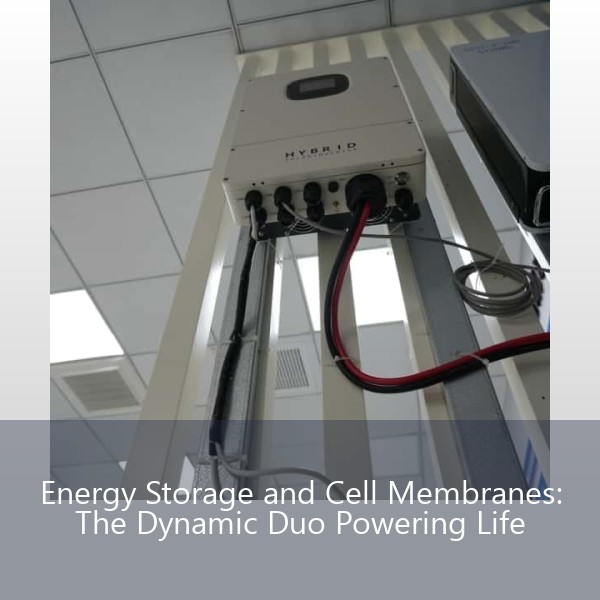 Energy Storage and Cell Membranes: The Dynamic Duo Powering Life