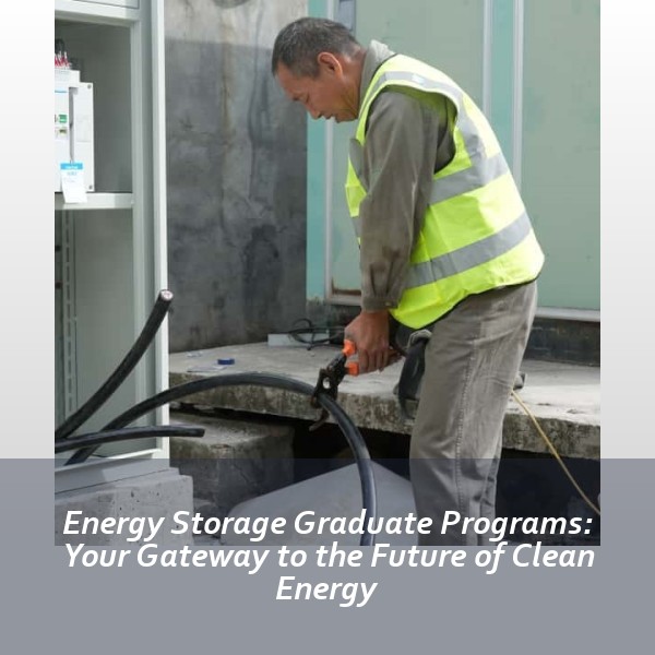 Energy Storage Graduate Programs: Your Gateway to the Future of Clean Energy