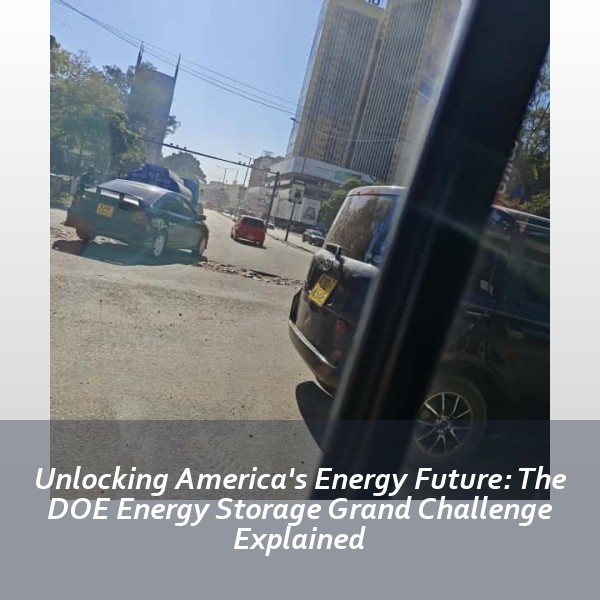 Unlocking America's Energy Future: The DOE Energy Storage Grand Challenge Explained