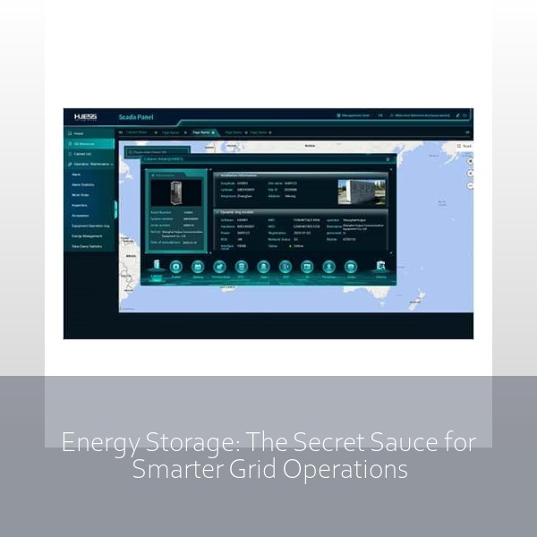Energy Storage: The Secret Sauce for Smarter Grid Operations