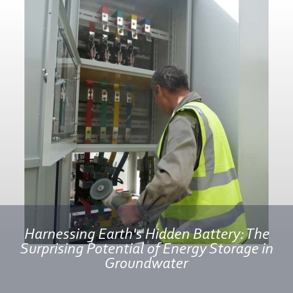 Harnessing Earth's Hidden Battery: The Surprising Potential of Energy Storage in Groundwater