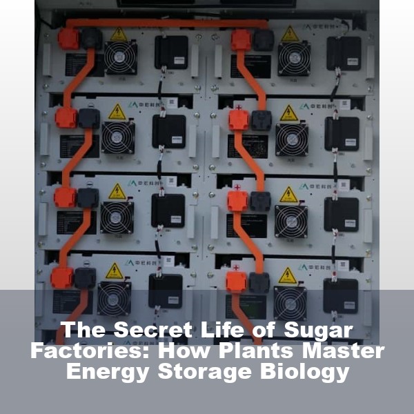 The Secret Life of Sugar Factories: How Plants Master Energy Storage Biology
