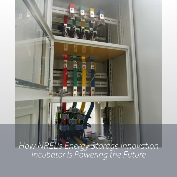 How NREL's Energy Storage Innovation Incubator Is Powering the Future