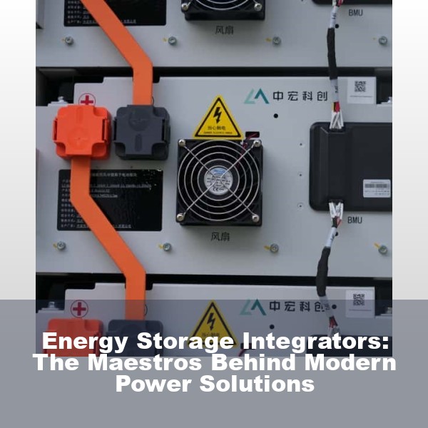 Energy Storage Integrators: The Maestros Behind Modern Power Solutions