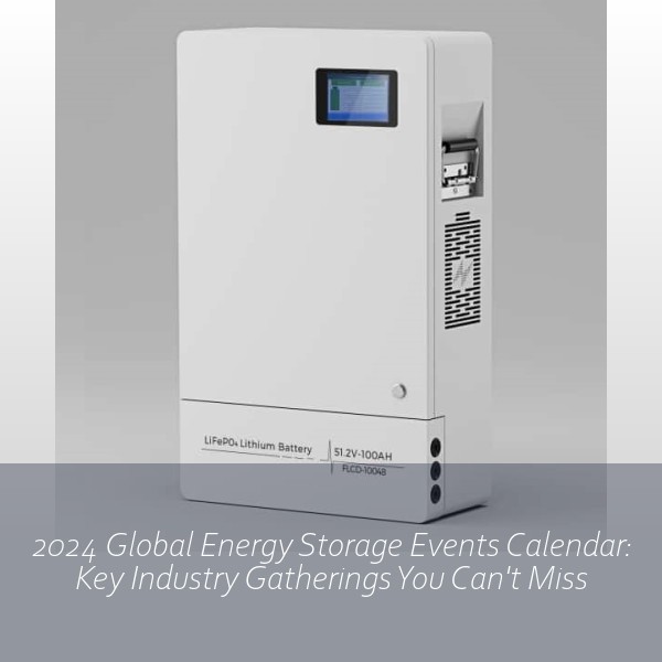 2024 Global Energy Storage Events Calendar: Key Industry Gatherings You Can't Miss