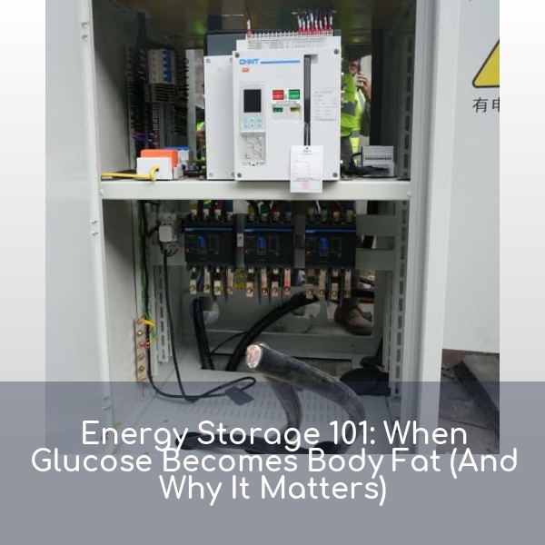 Energy Storage 101: When Glucose Becomes Body Fat (And Why It Matters)