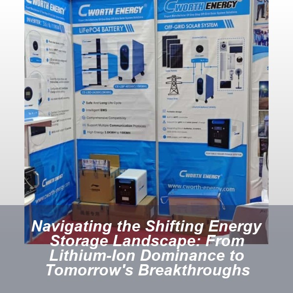 Navigating the Shifting Energy Storage Landscape: From Lithium-Ion Dominance to Tomorrow's Breakthroughs