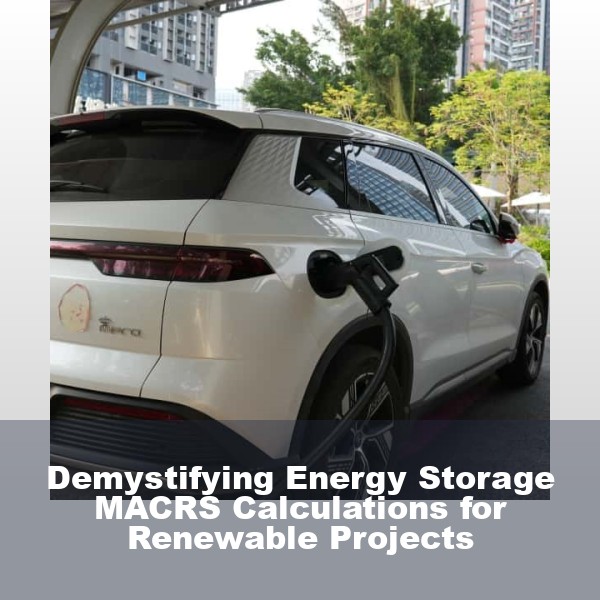 Demystifying Energy Storage MACRS Calculations for Renewable Projects