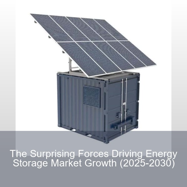 The Surprising Forces Driving Energy Storage Market Growth (2025-2030)