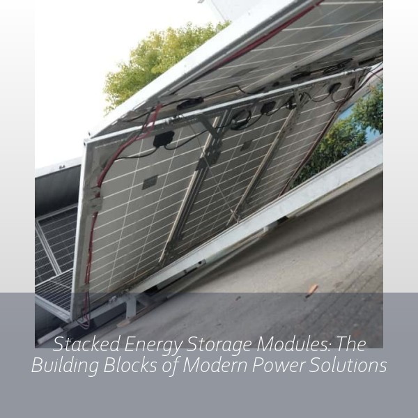 Stacked Energy Storage Modules: The Building Blocks of Modern Power Solutions