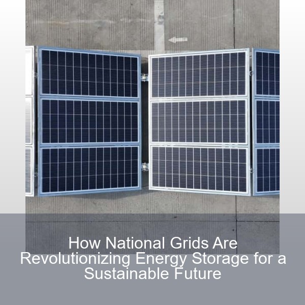 How National Grids Are Revolutionizing Energy Storage for a Sustainable Future